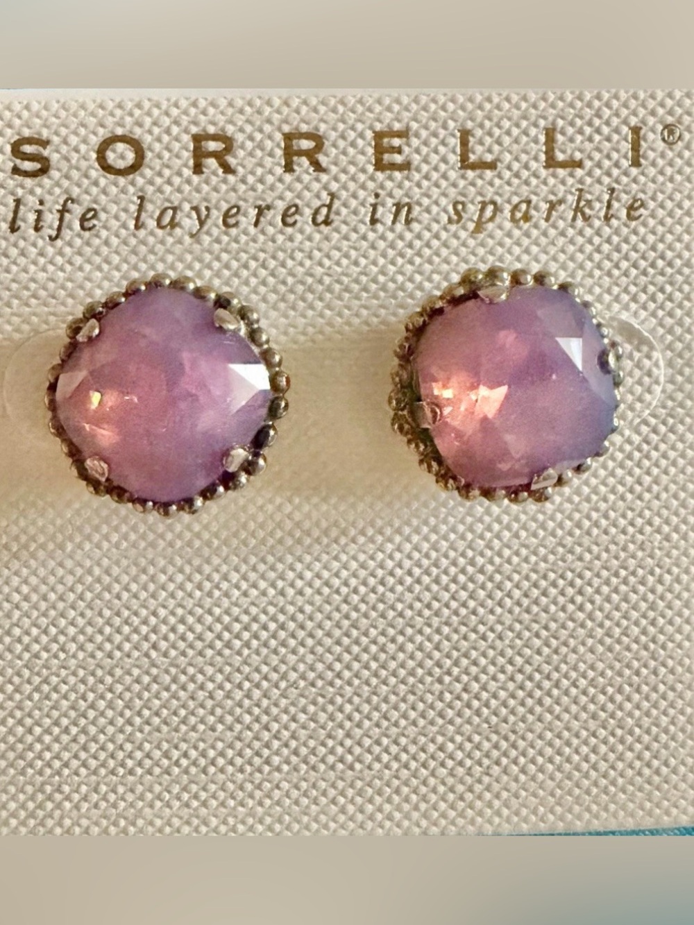 Sorrelli “Violet Eyes” Purple Earrings